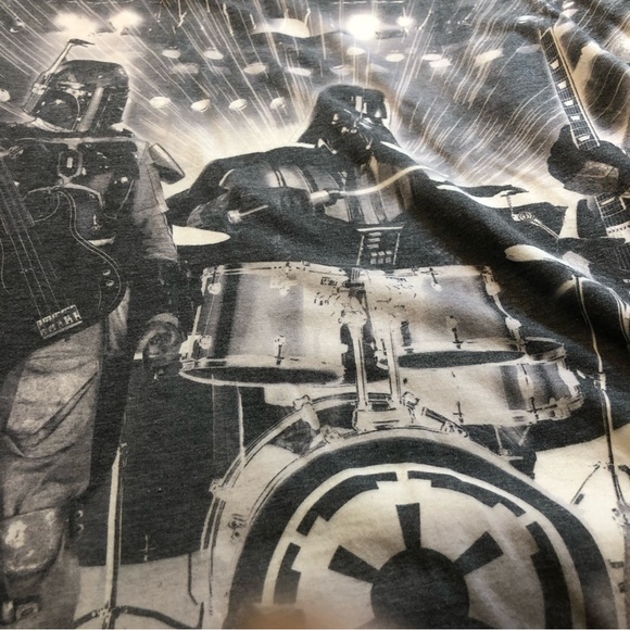 Star Wars Fifth Sun T-Shirt Rare XL 2013 Band Darth Vader all over print - Picture 4 of 9
